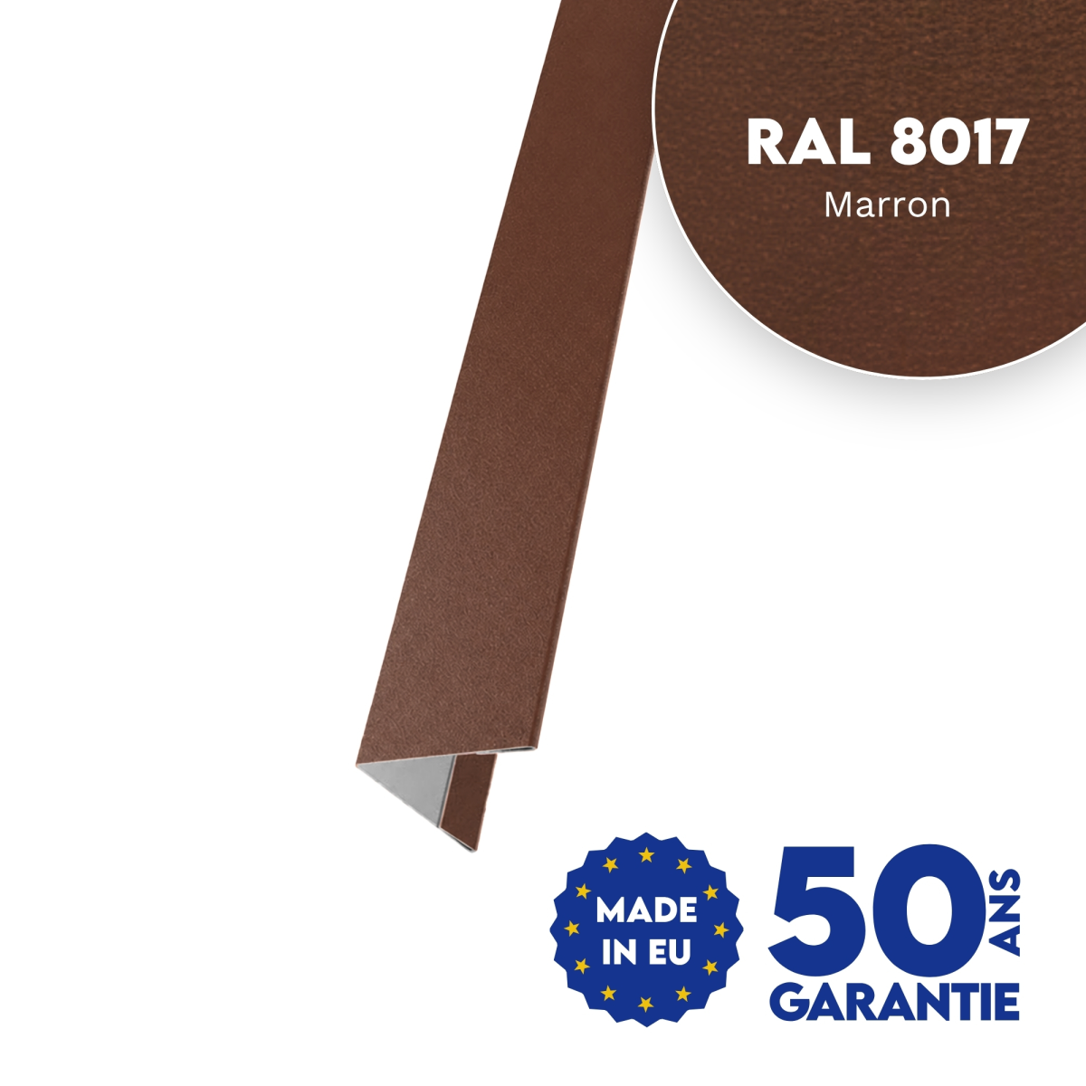 Cornière d'angle Marron mat