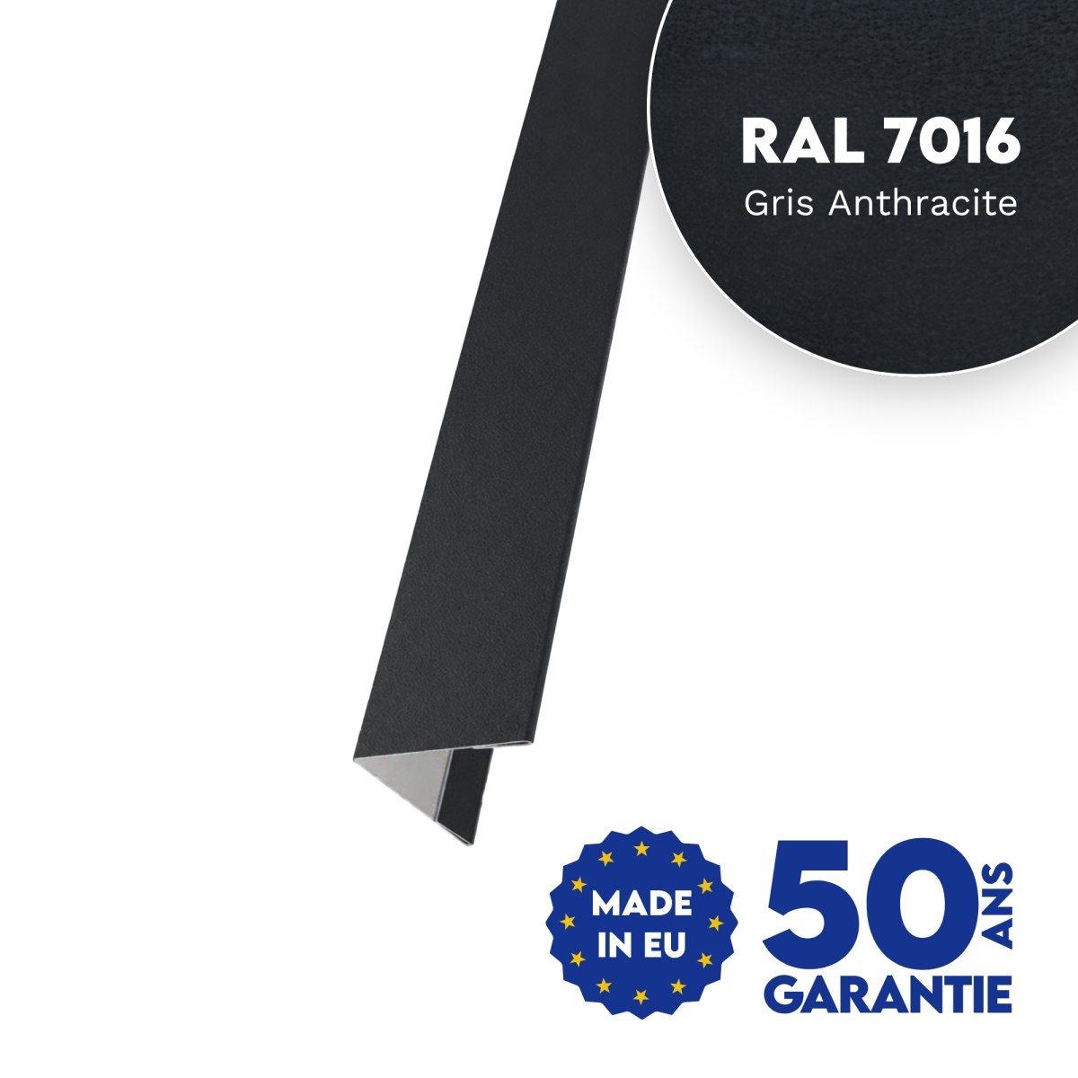 Cornière d'angle Gris Anthracite mat