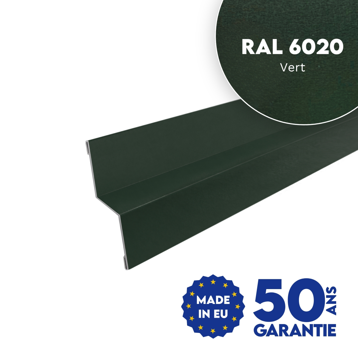 Bavette de rejet d'eau Vert mat