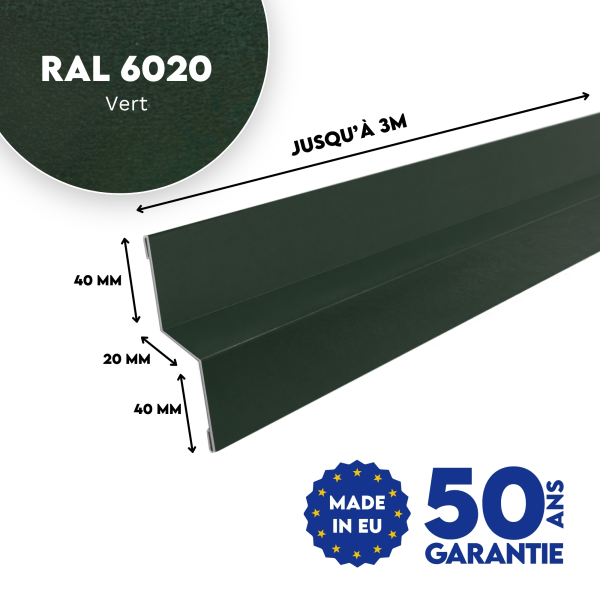 Bavette de rejet d'eau Vert mat - 2