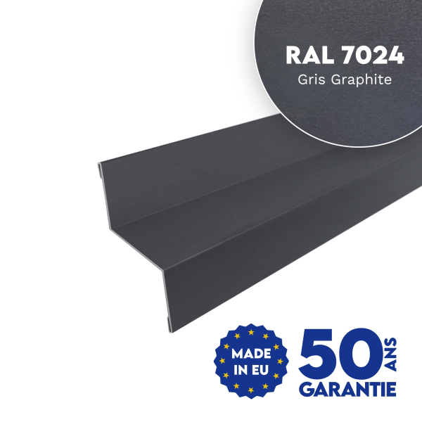 Bavette de rejet d'eau Gris Graphite mat - modèle large - 1