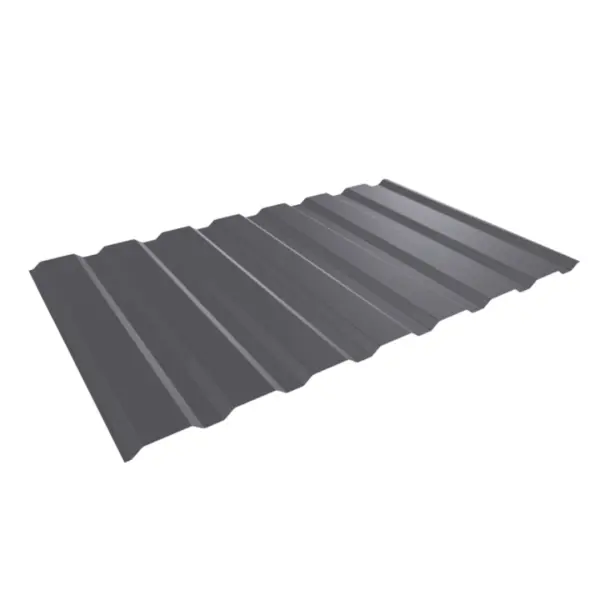 Tôle de bardage bac acier Vigo Gris Graphite mat - 4