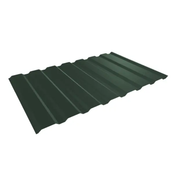 Tôle de bardage bac acier Vigo Vert mat - 4