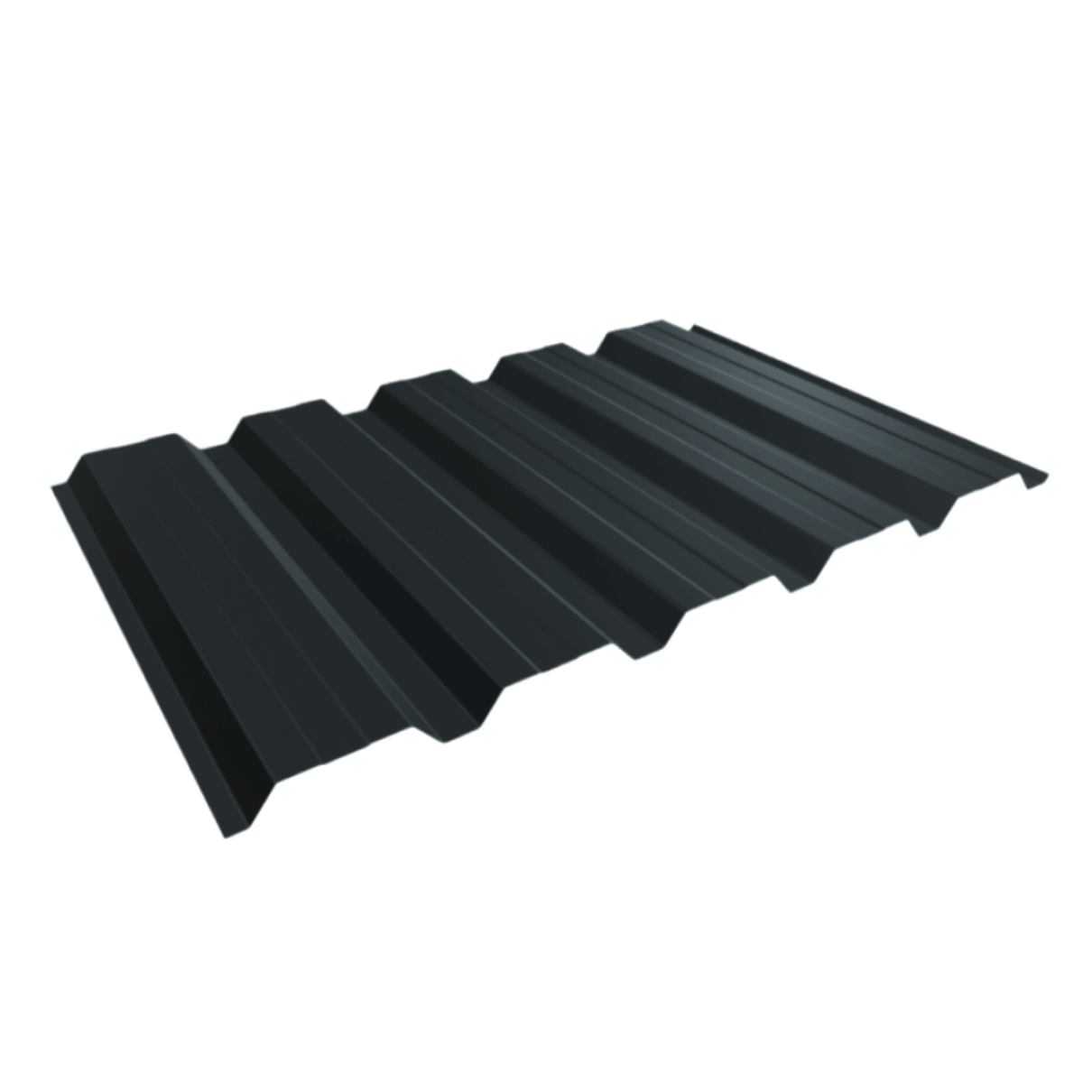 Tôle de bardage bac acier Alto Gris Anthracite mat