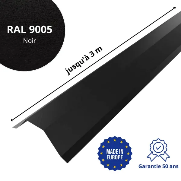 Faitière pour toiture Savanna Noir mat - 2