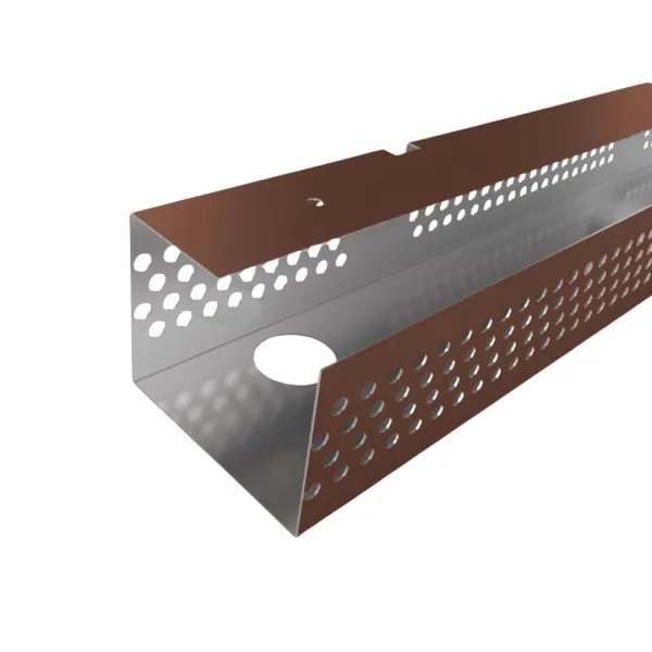 Profil de ventilation pour faîtage de toiture Savanna Marron mat - 4