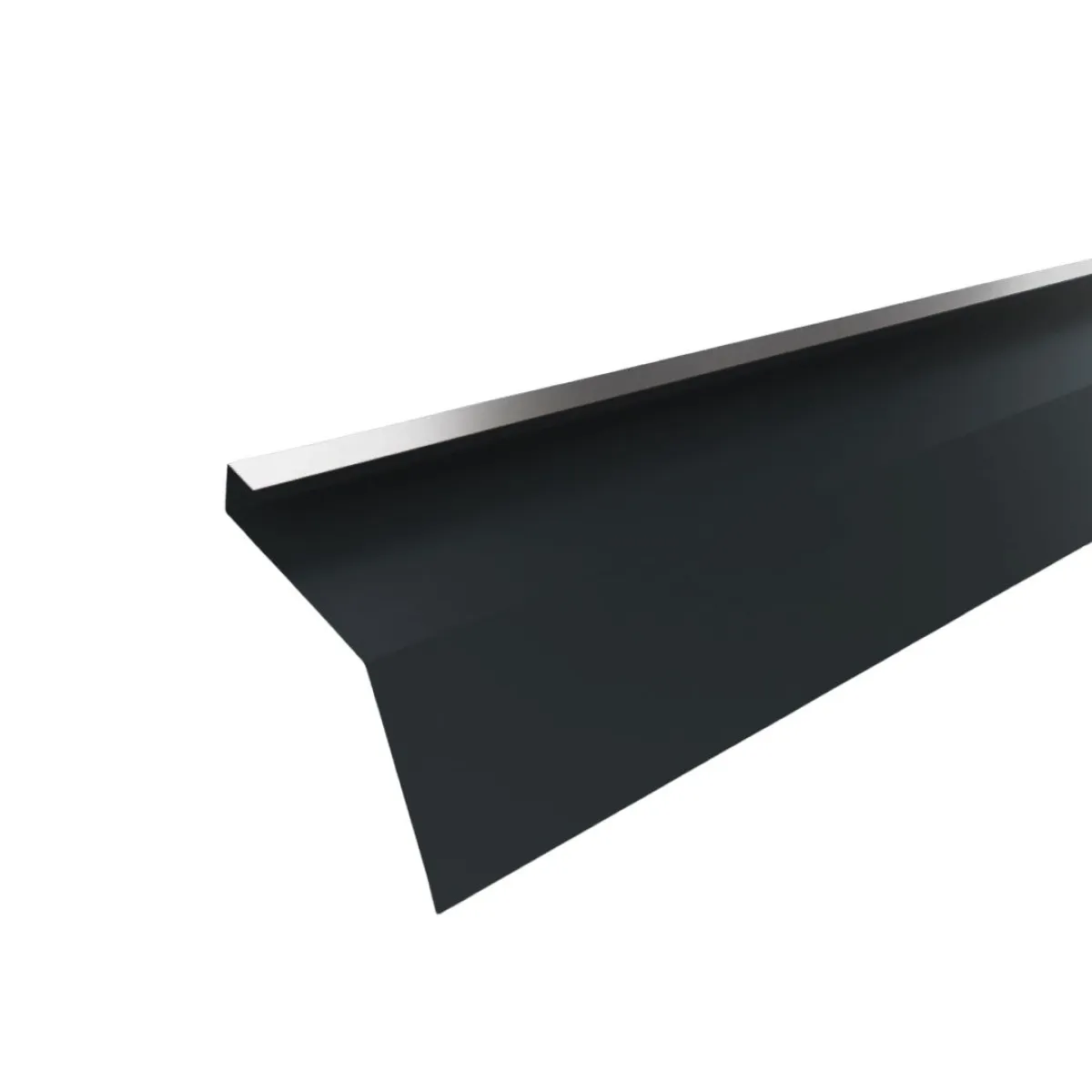 Tôle de gouttière avec surplomb pour toiture Savanna Gris Anthracite mat