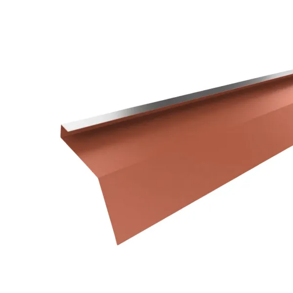 Tôle de gouttière avec surplomb pour toiture Savanna Terre Cuite mat - 4