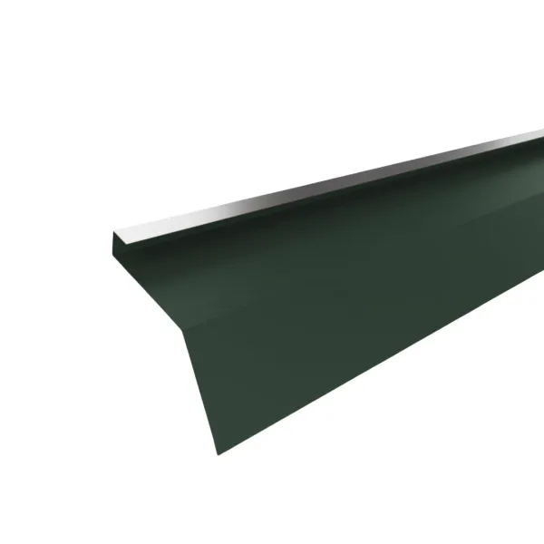 Tôle de gouttière avec surplomb pour toiture Savanna Vert mat - 4
