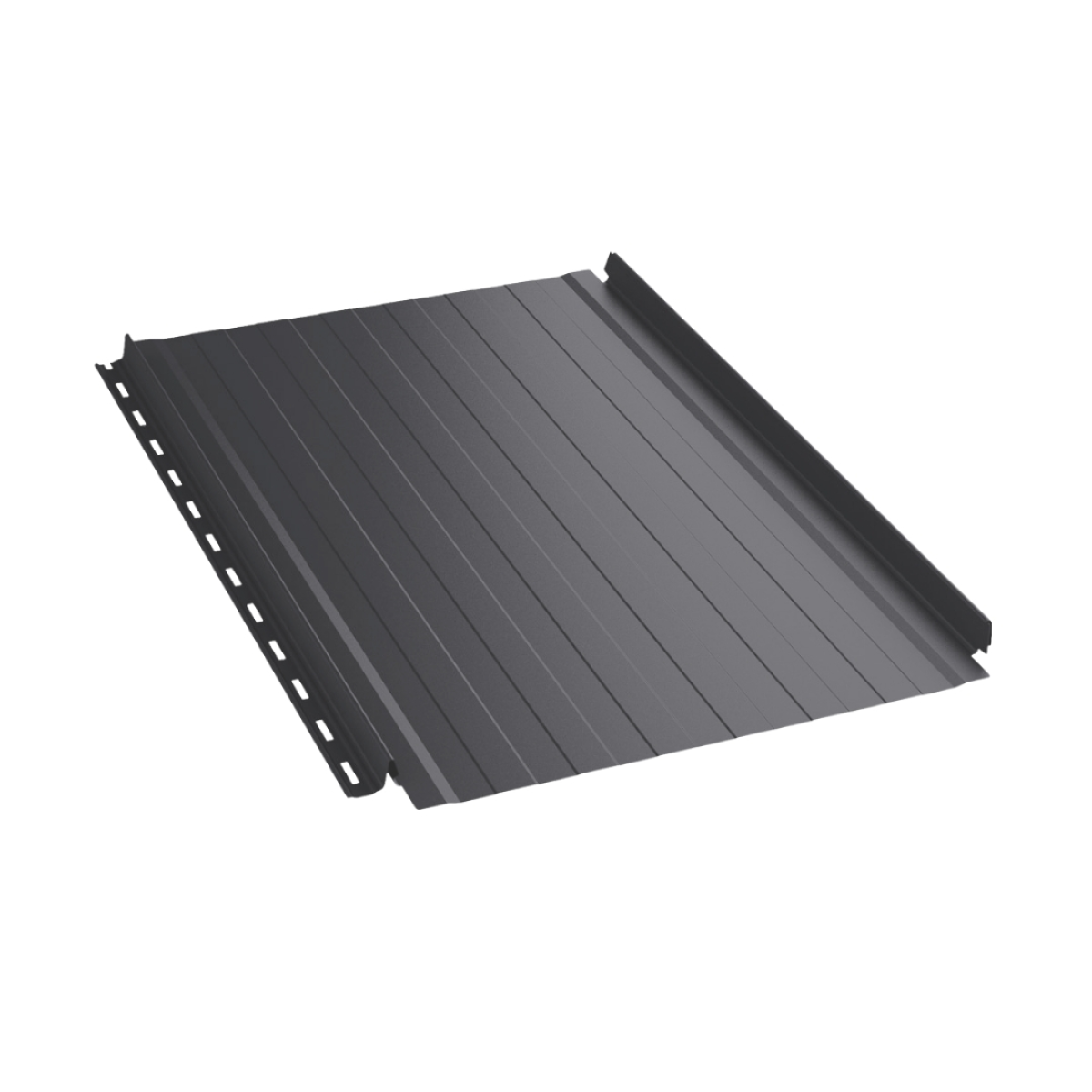 Joint debout Snap Lock ondulé Gris Graphite mat