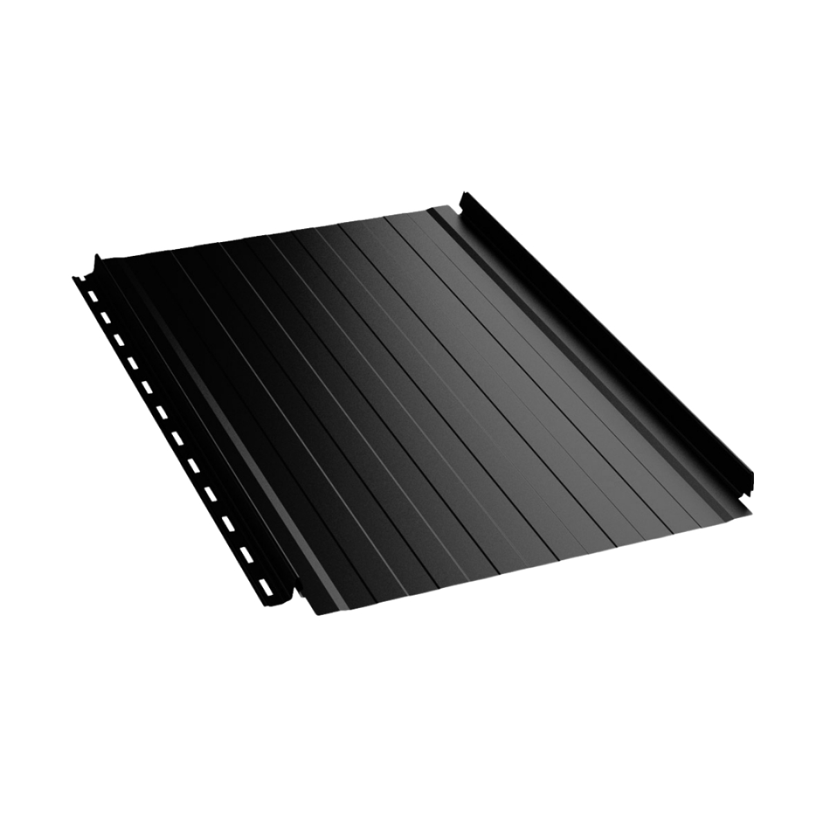 Joint debout Snap Lock ondulé Noir mat