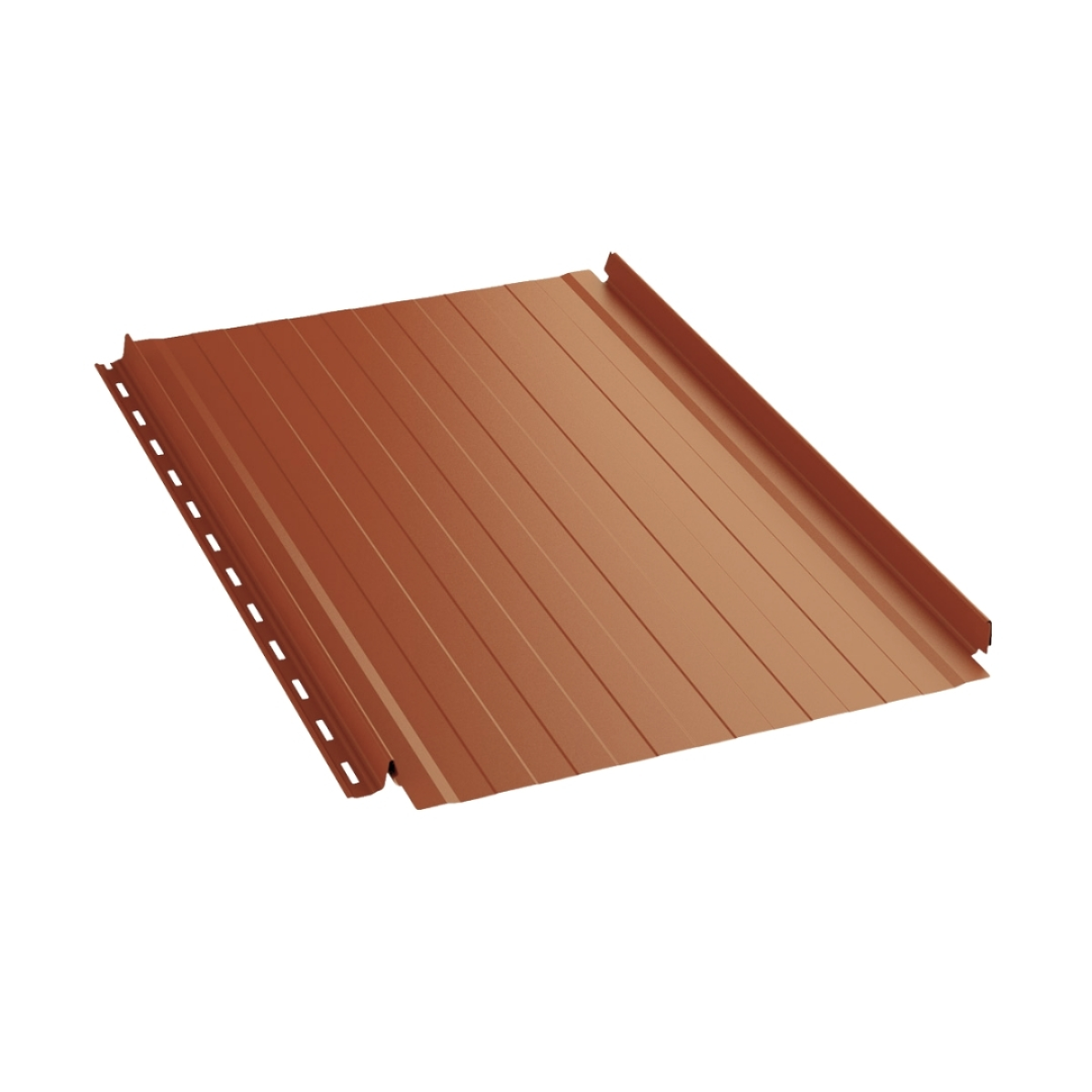 Joint debout Snap Lock ondulé Terre Cuite mat