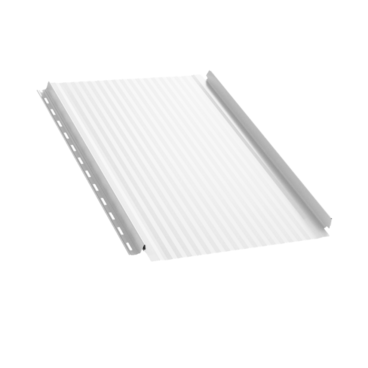 Joint debout Snap Lock micro-nervuré Blanc brillant
