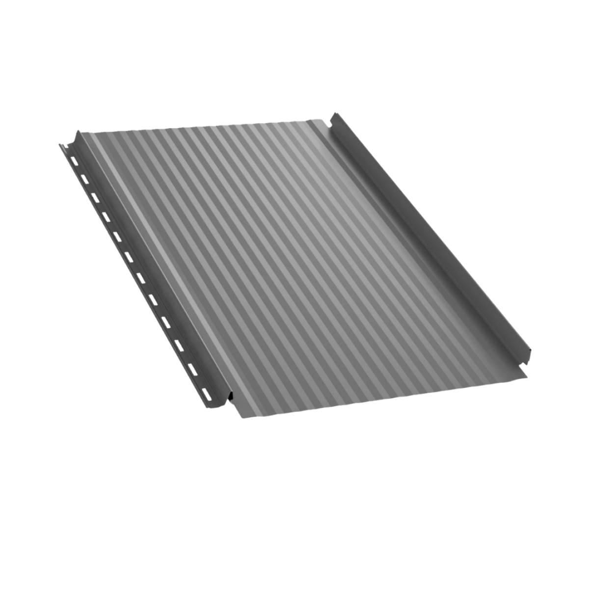 Joint debout Snap Lock micro-nervuré Gris Clair brillant