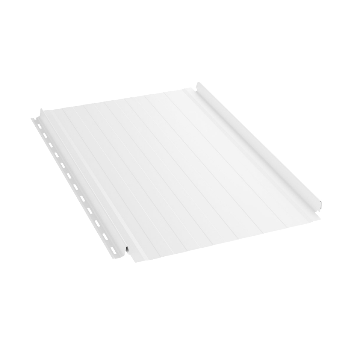 Joint debout Snap Lock ondulé Blanc brillant