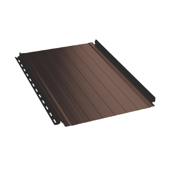 Joint debout Snap Lock ondulé Brun Gris mat - 4