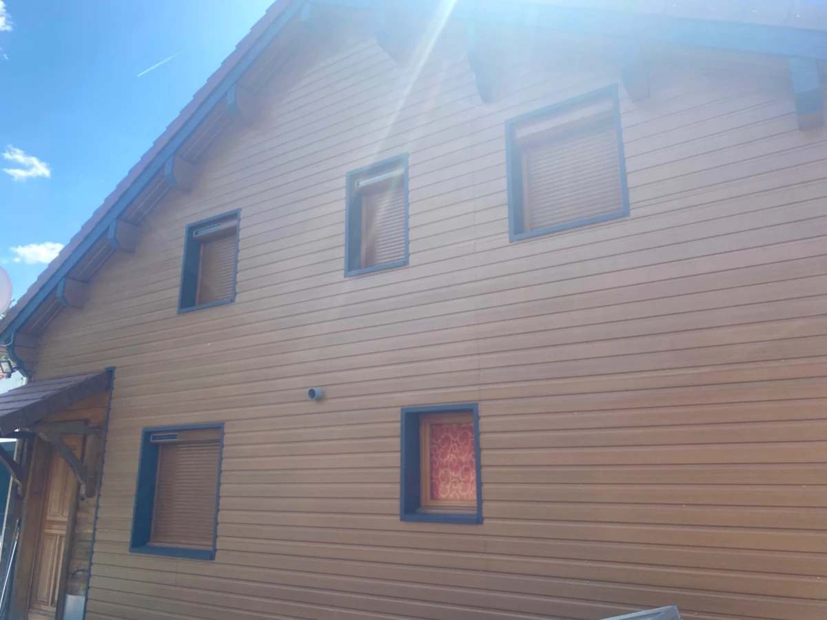 Tôle de Bardage Vario Chêne Clair 3D