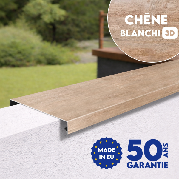 Couvertine Chêne Blanchi 3D - 1