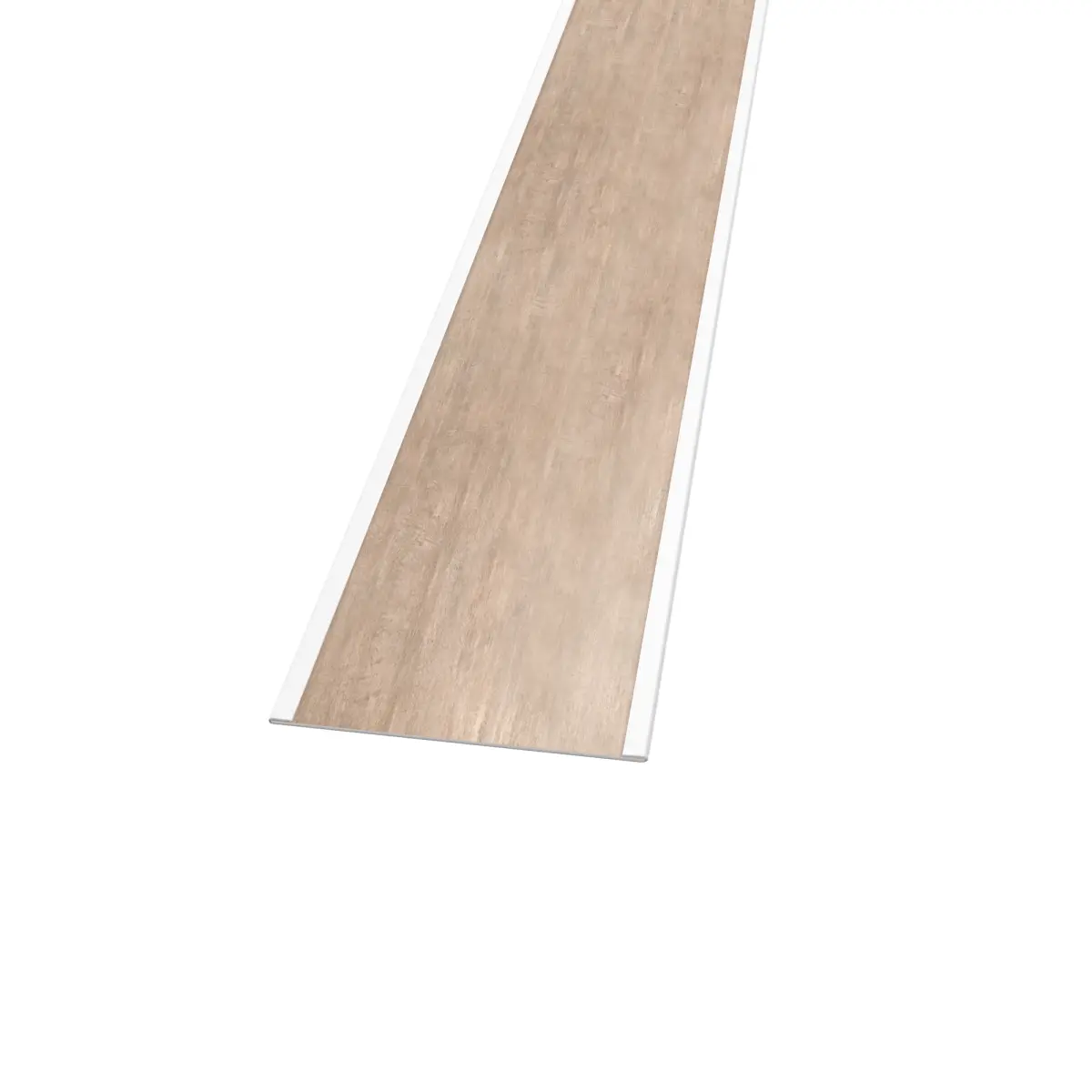 Jonction de tôle plane finition Chêne Blanchi 3D