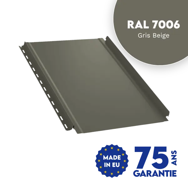 Joint debout Snap Lock Gris Beige mat - 1