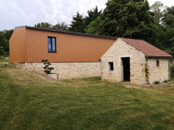 Tôle de Bardage Vario Chêne Clair 3D - 9