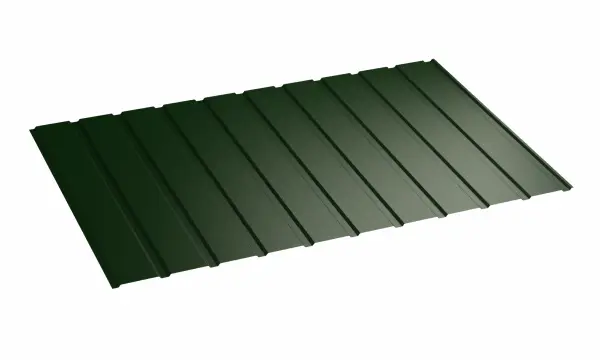 Panneau de Bardage Plano Vert Oxyde Mat - 1