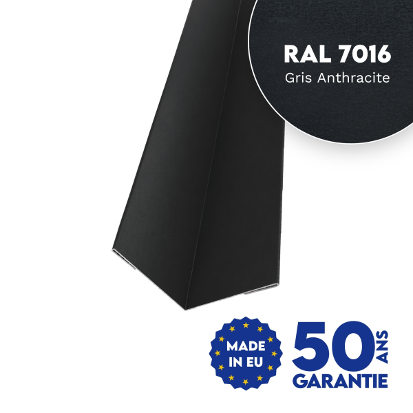 Profil d'angle intérieur Gris Anthracite mat - 1