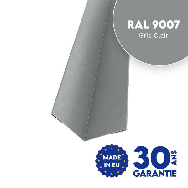 Profil d'angle intérieur Gris Clair brillant - 1