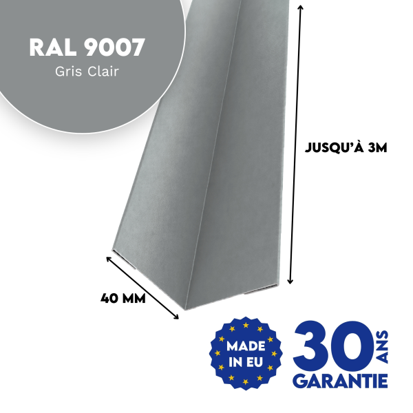 Profil d'angle intérieur Gris Clair brillant - 2