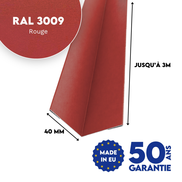 Profil d'angle intérieur Rouge mat - 2