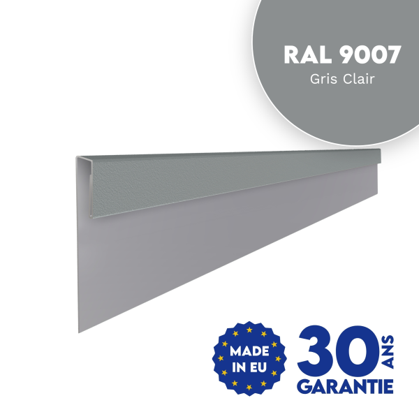 Profil d'angle J-Type Gris Clair brillant - 1