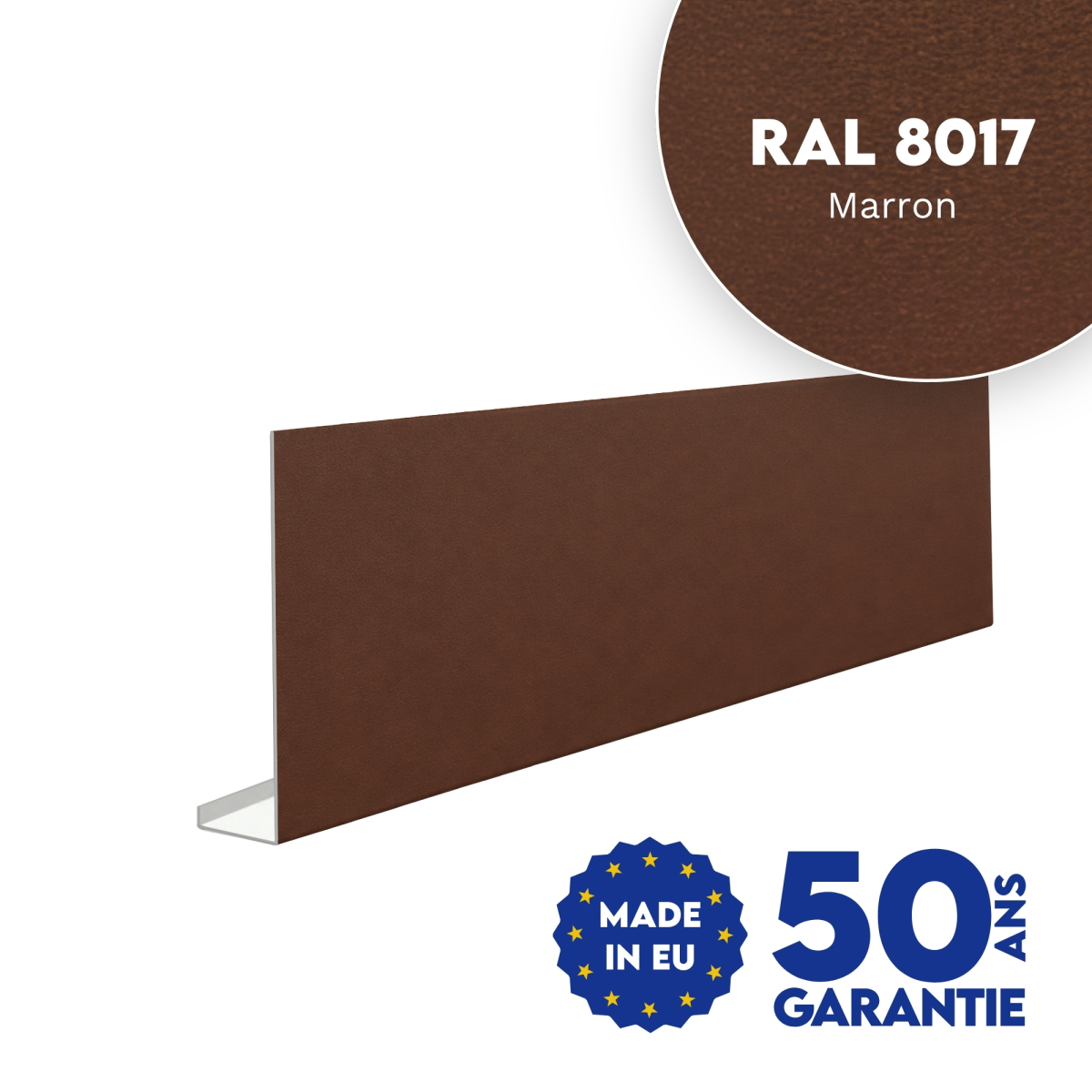 Habillage de bandeau Marron mat