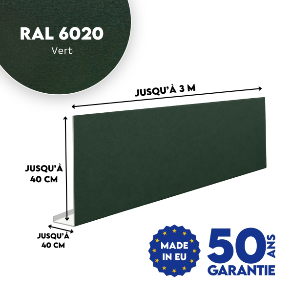 Habillage de bandeau Vert mat - 2