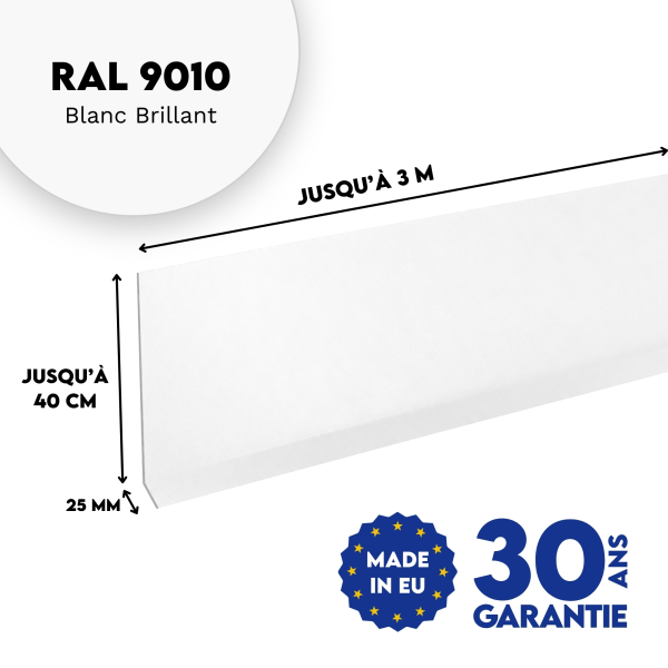 Habillage de rive Blanc brillant - 2