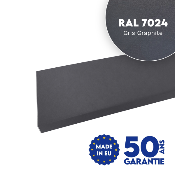 Habillage de rive Gris Graphite mat - 1