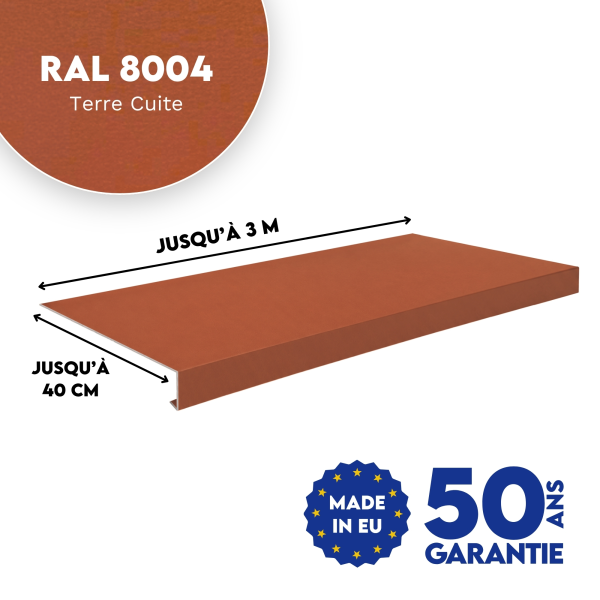 Appui de fenêtre Terre Cuite mat - 2
