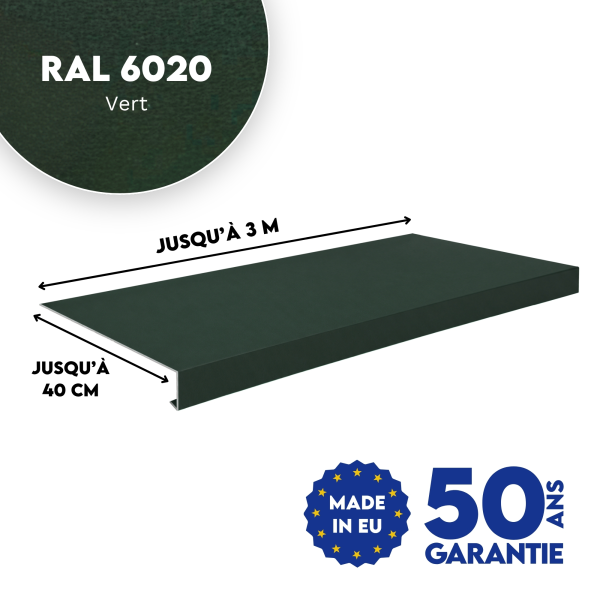 Appui de fenêtre Vert mat - 2