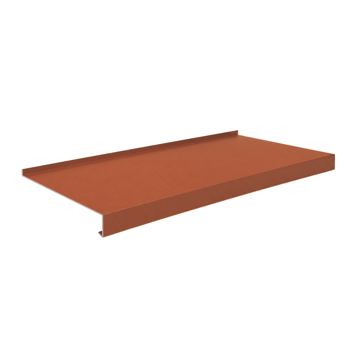 Appui de fenêtre avec rebord Terre Cuite mat