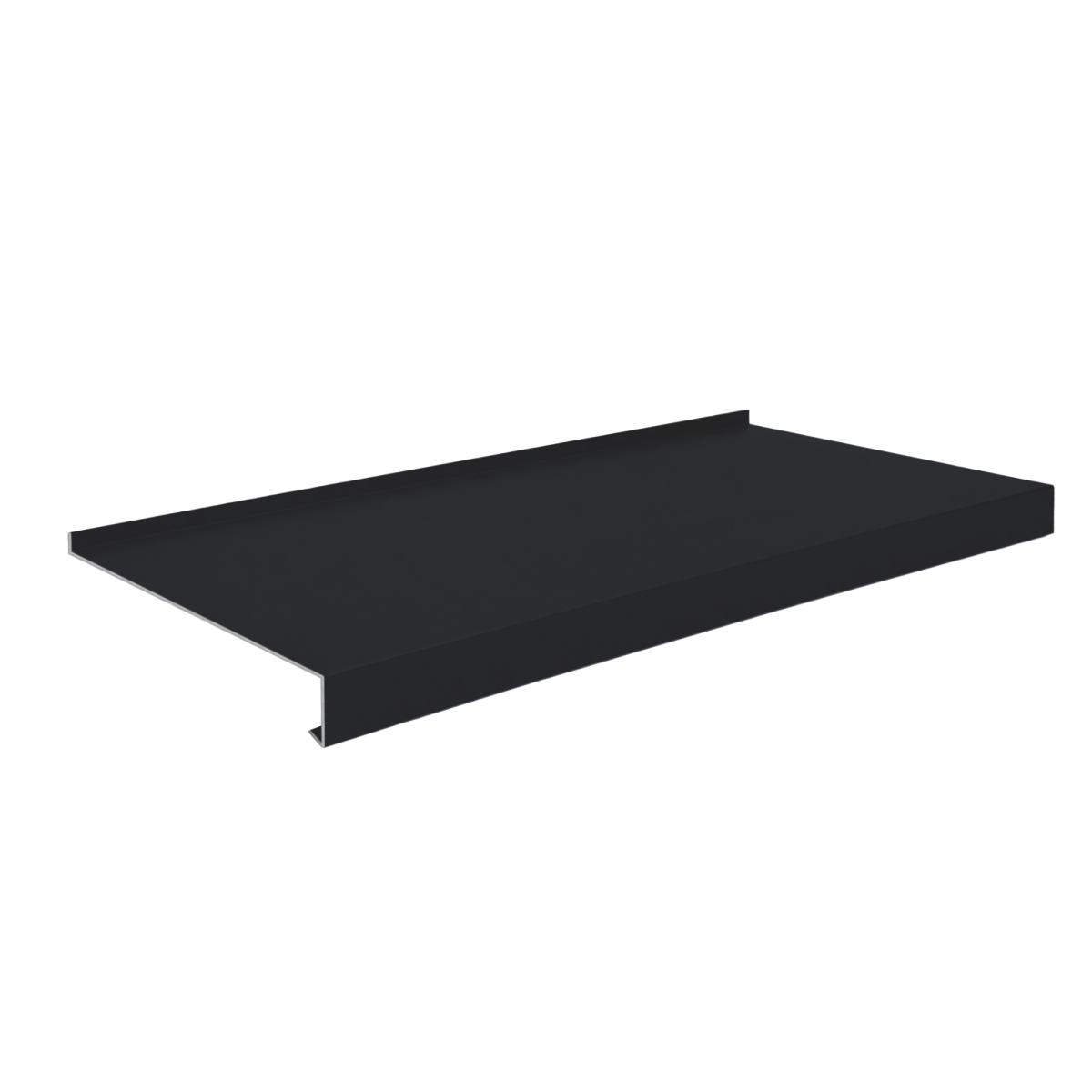 Appui de fenêtre avec rebord Gris Anthracite mat