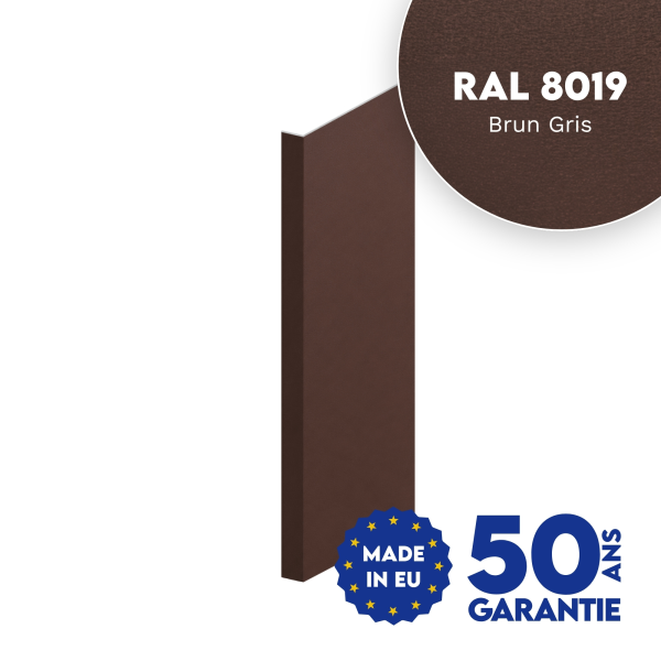 Habillage de tableau Brun Gris mat - 1