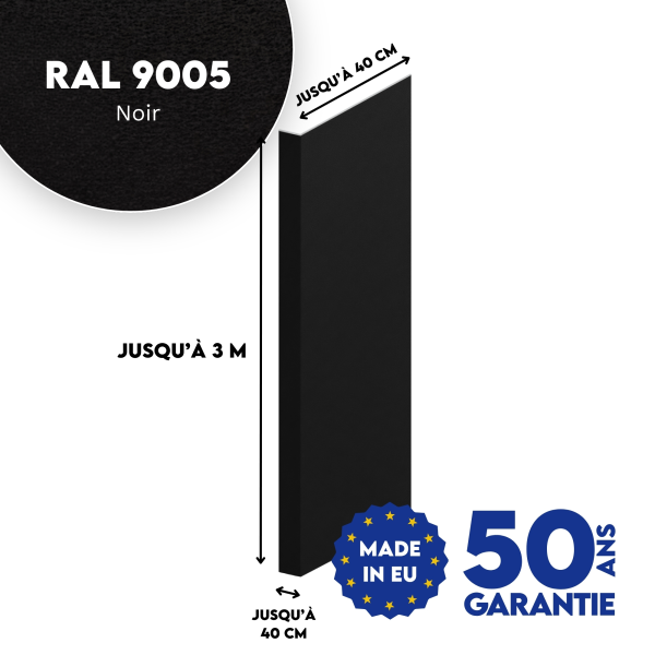 Habillage de tableau Noir mat - 2