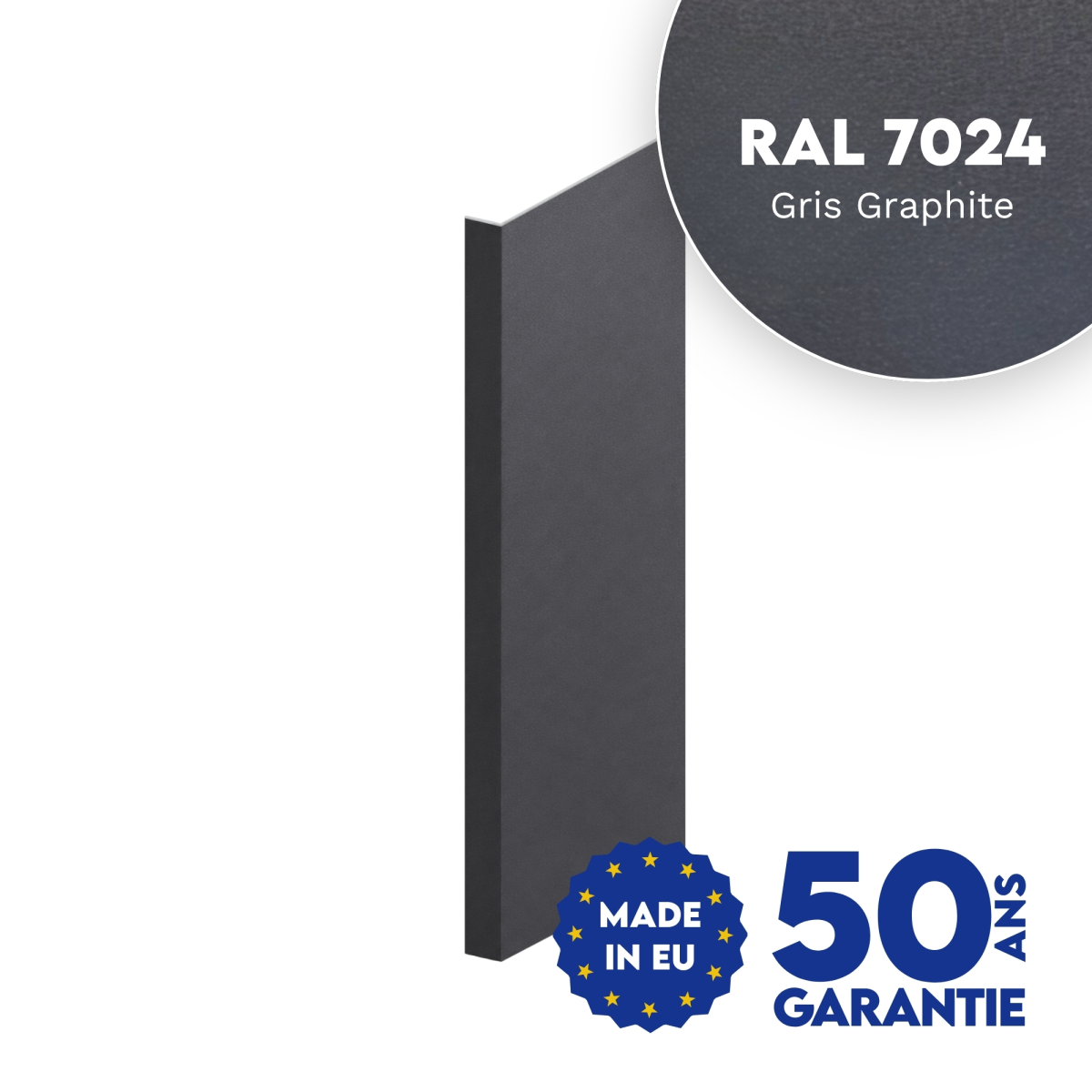 Habillage de tableau Gris Graphite mat