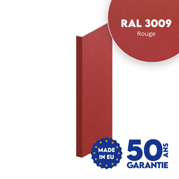 Habillage de tableau Rouge mat - 1