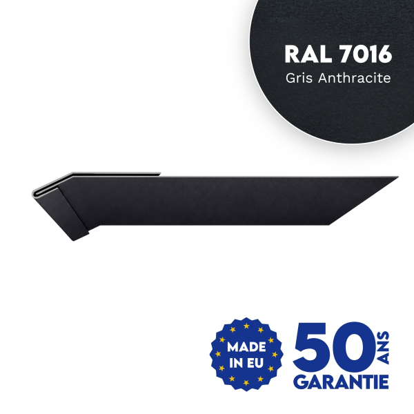Habillage de linteau Gris Anthracite mat - 1