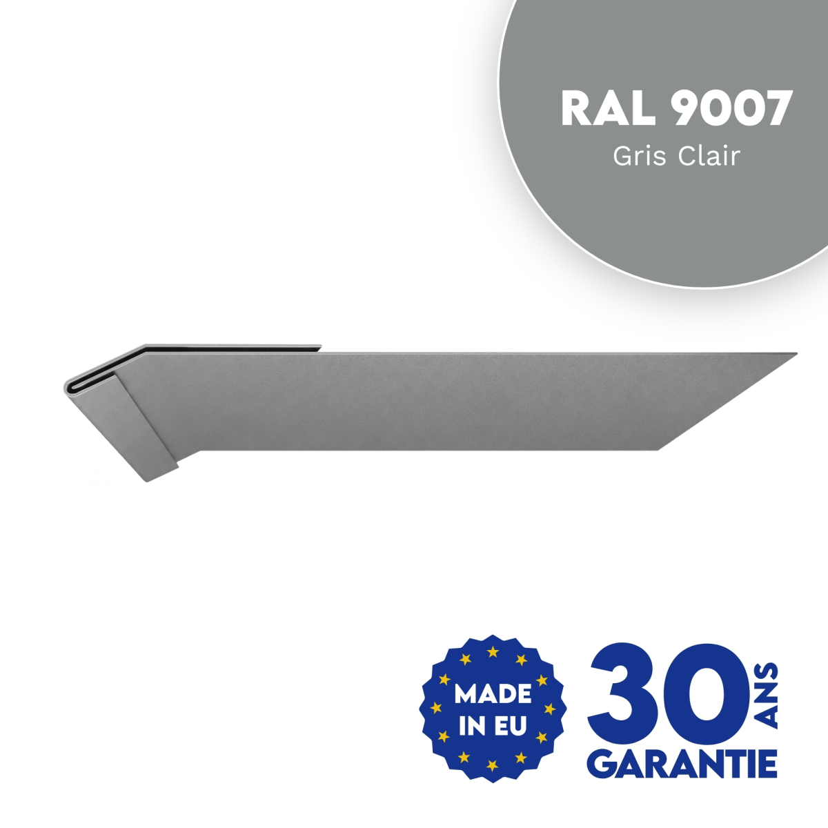 Habillage de linteau Gris Clair brillant