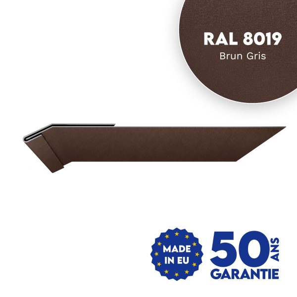 Habillage de linteau Brun Gris mat - 1