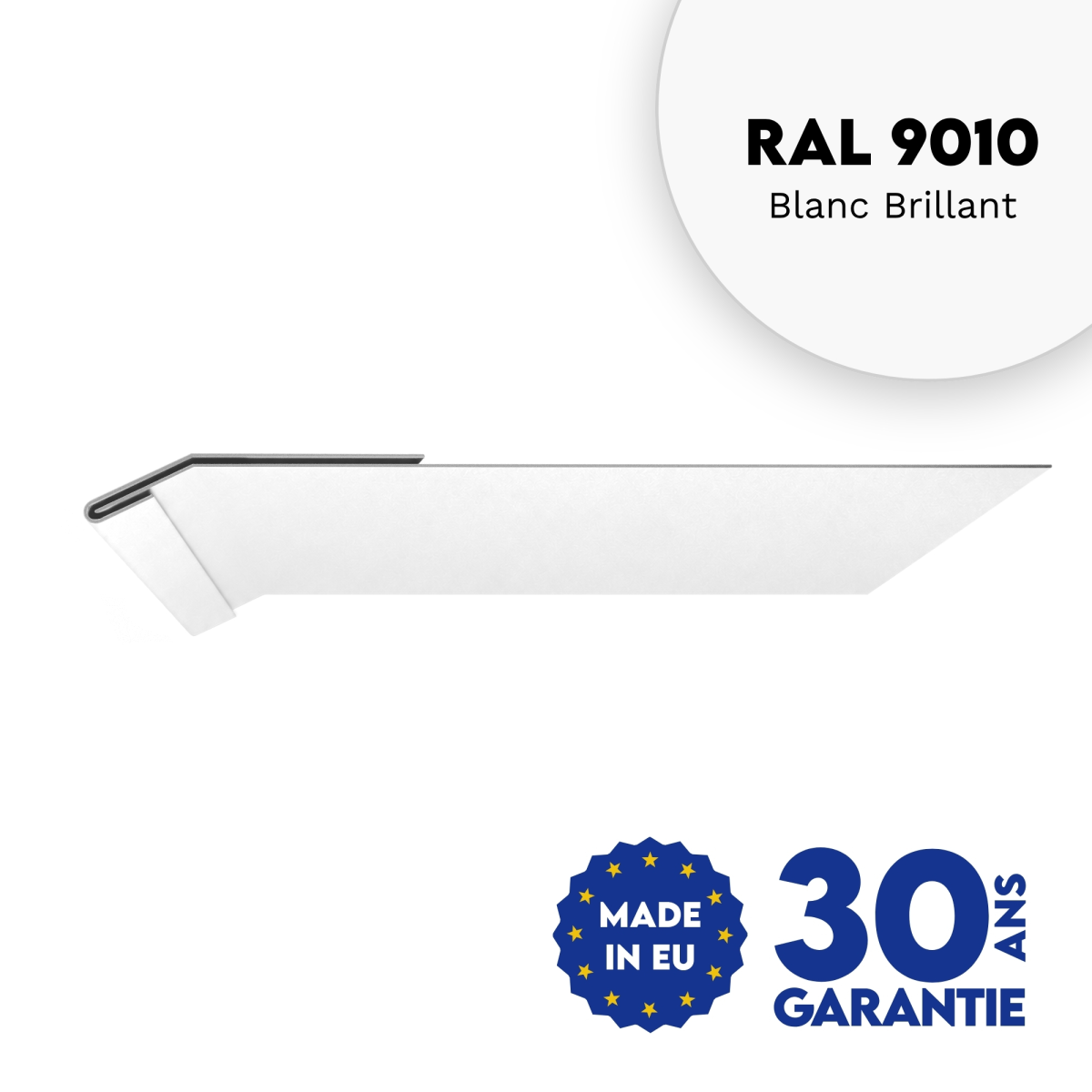 Habillage de linteau Blanc brillant