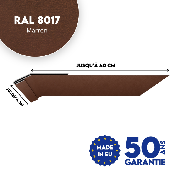 Habillage de linteau Marron mat - 2