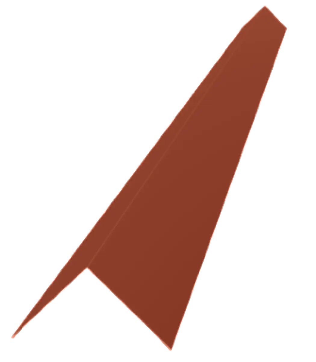 Cornière d'angle en acier Terrecuite Mat