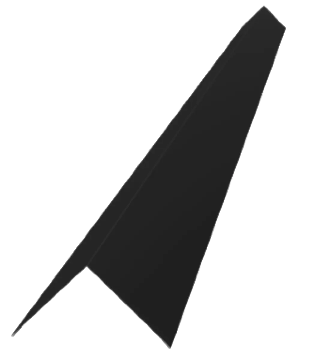Cornière d'angle en acier Noir Mat